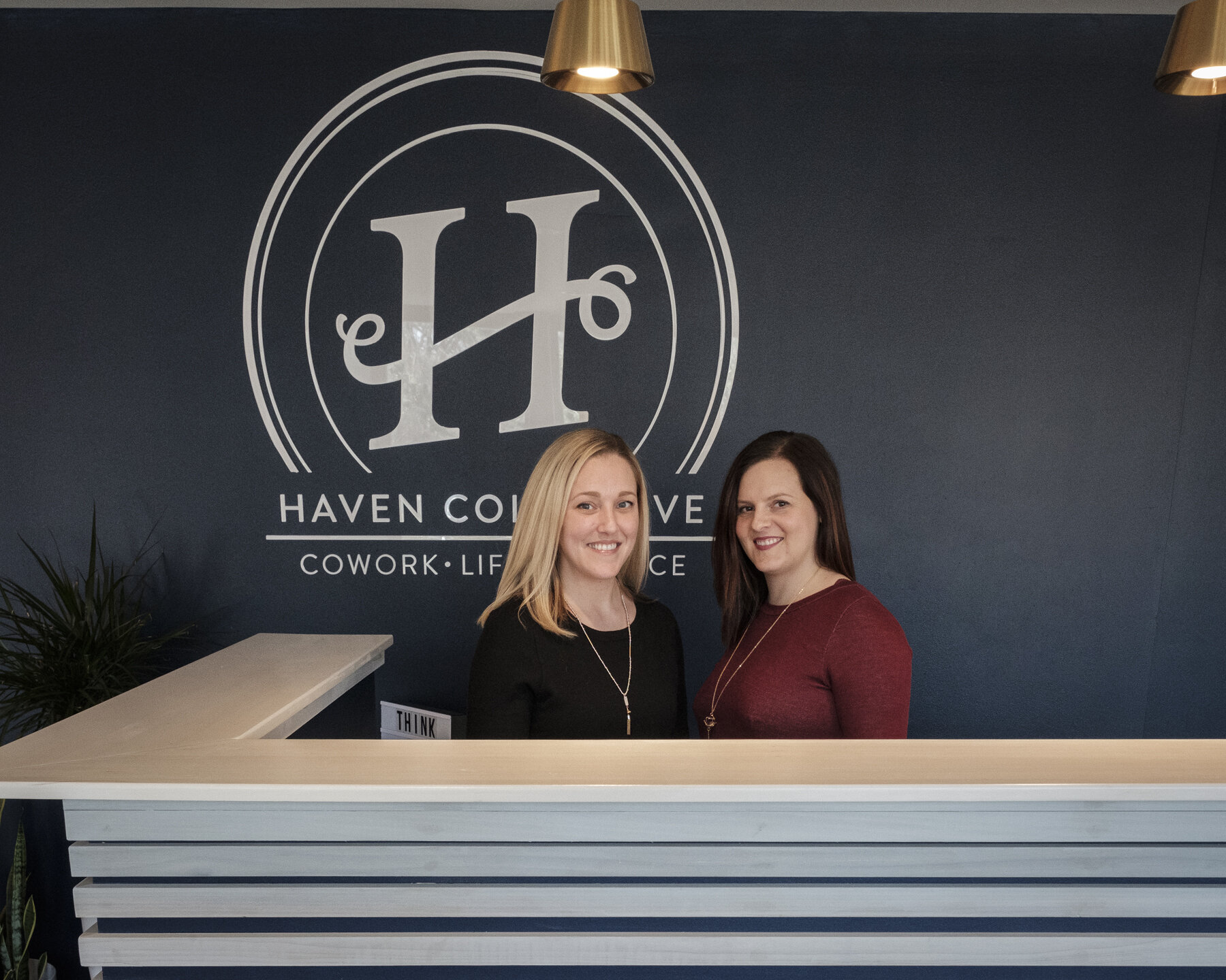 Immediately upon entering one of the Haven Collective locations, you’ll be greeted most likely by one of us, Mel + Danielle, co-owners. Our goal every day is to make you feel at home, get you connected, and help you grow personally and professionall